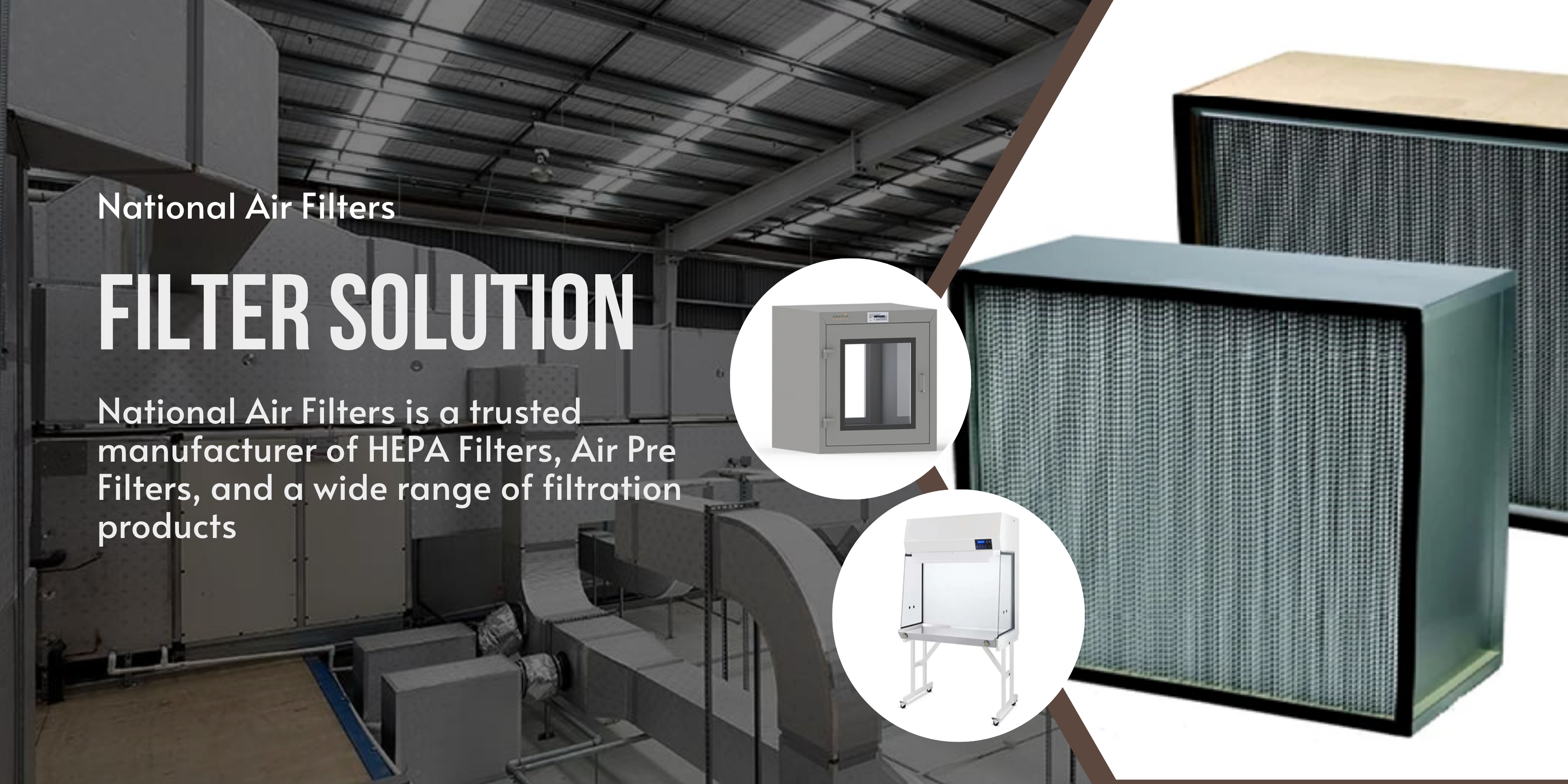 National Air Filters Pune manufacturing and clean air solutions banner